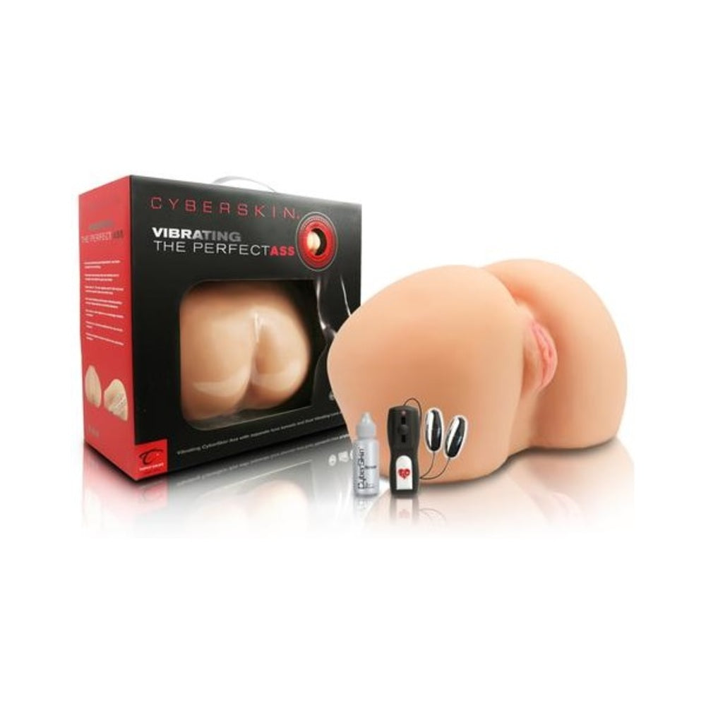 CyberSkin Vibrating Perfect Ass - Beige