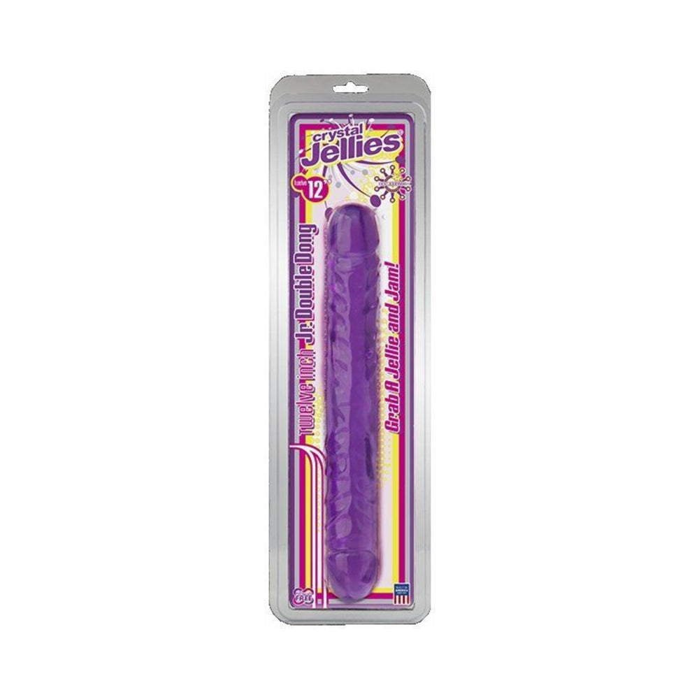 Jellies Jr 12" Double Dong - Purple