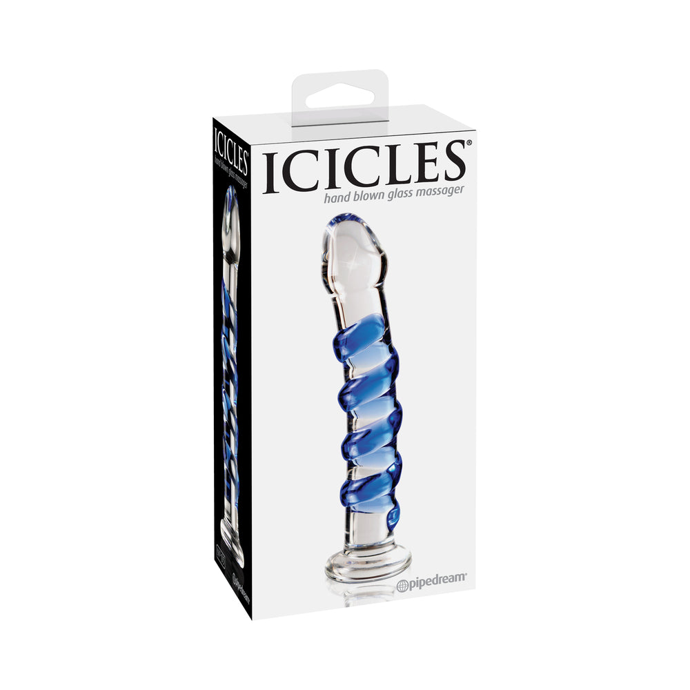 Icicles No 5 Glass Dong 7 Inches Clear