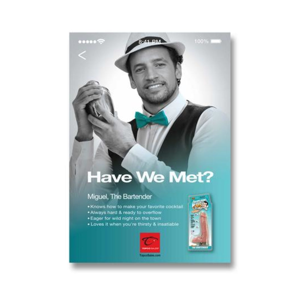 The Bartender Miguel Dong Suction Cup