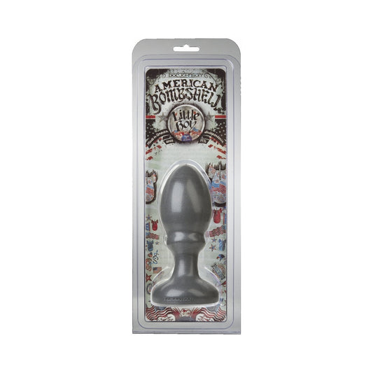 American Bombshell Little Boy Gray Butt Plug