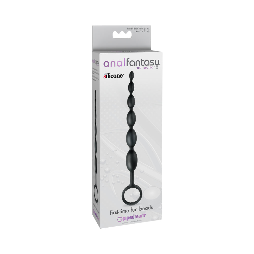 Anal Fantasy First Time Fun Beads Black