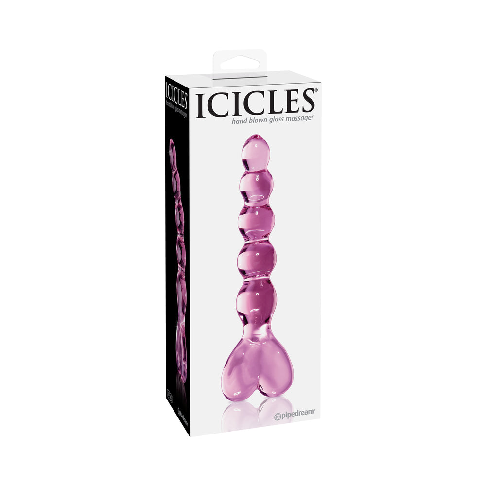Icicles No 43 Pink Glass Beaded Massager