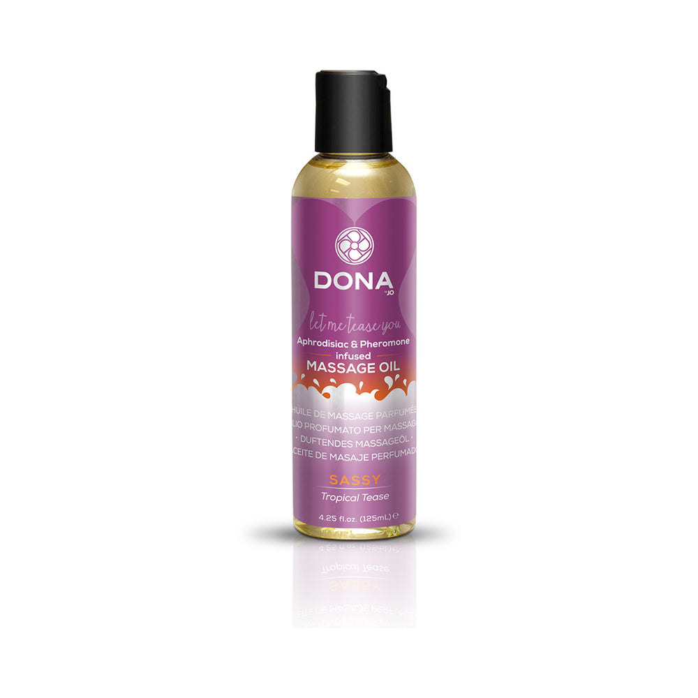 Dona Scented Massage Oil Sassy Tropical Tease 3.75oz