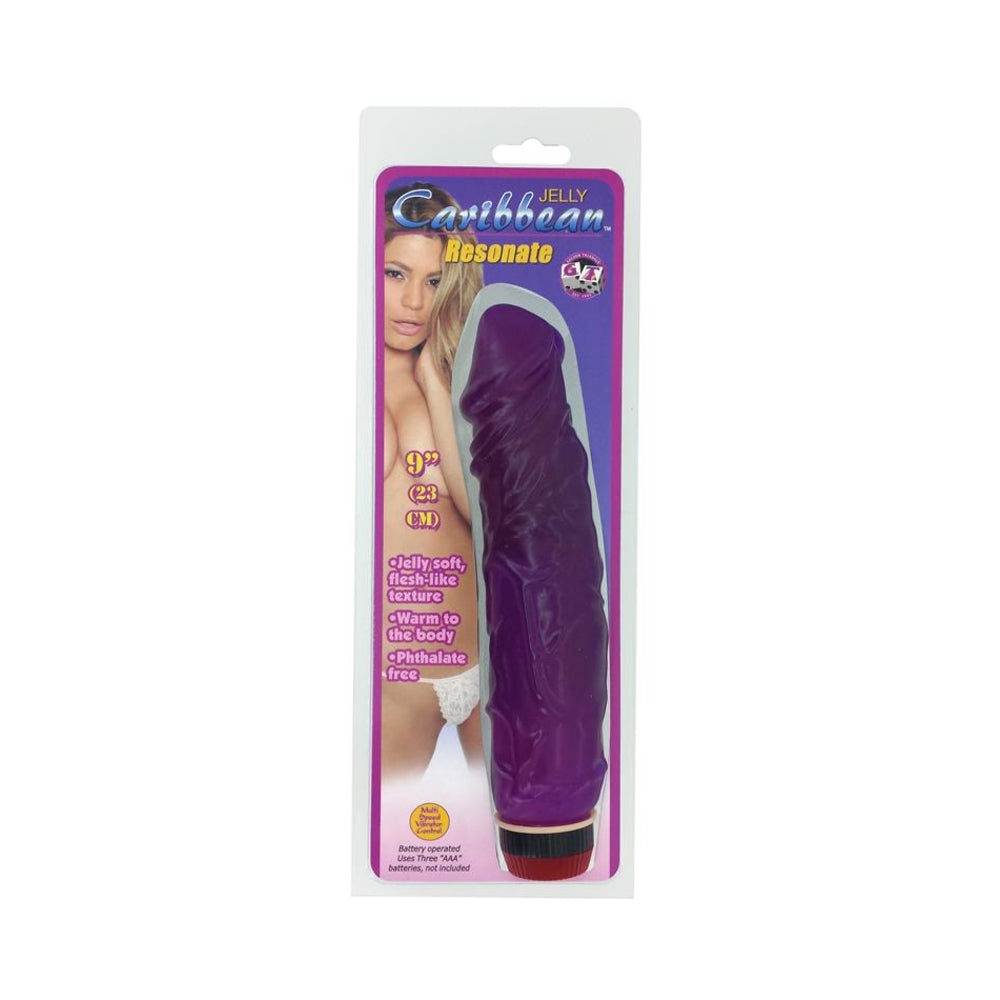 Jelly Resonate Purple Vibrator