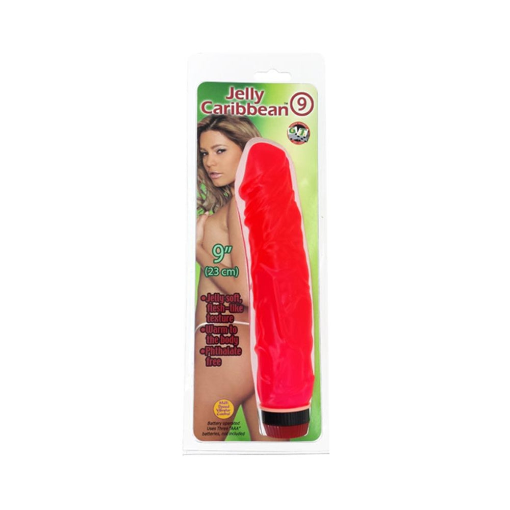 Jelly Caribbean #9 Red Vibrator