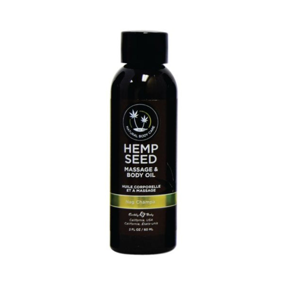 Earthly Body Massage Oil Nag Champa 2oz