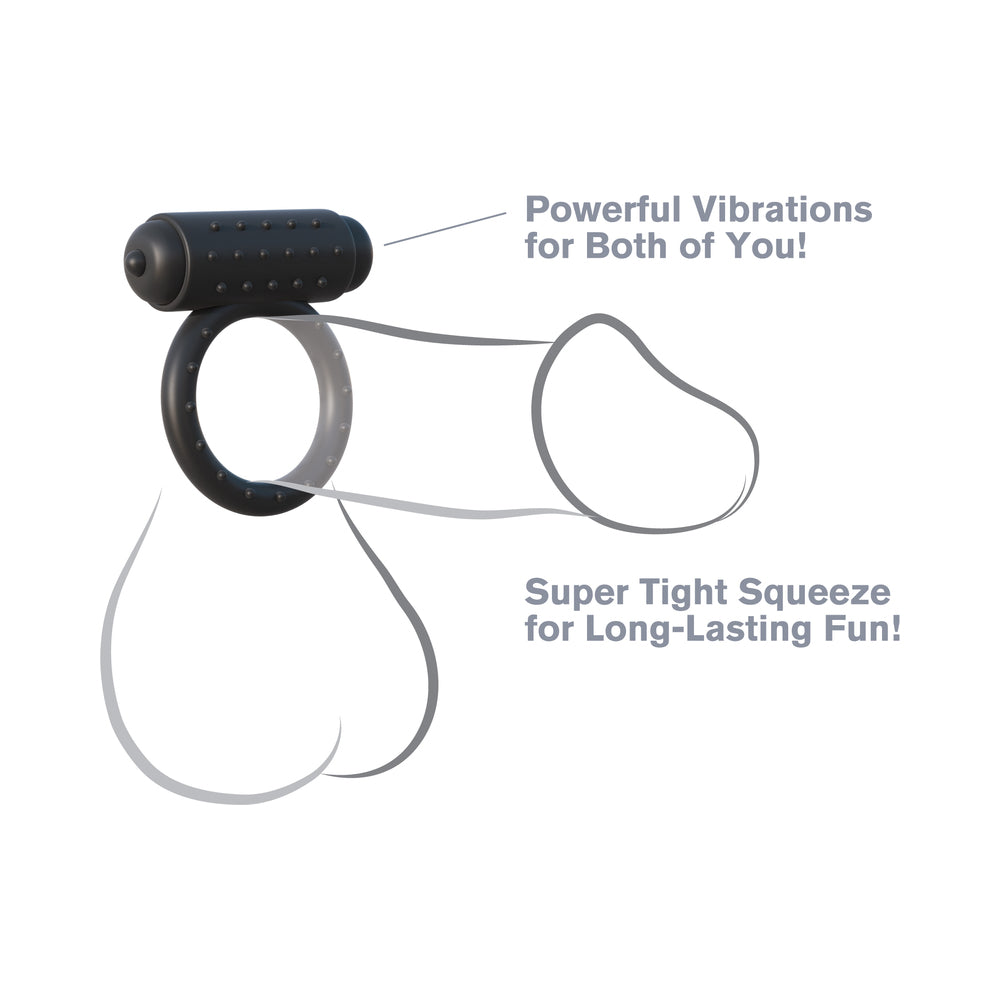 Fantasy C-Ringz The Wingman Black Cock Ring