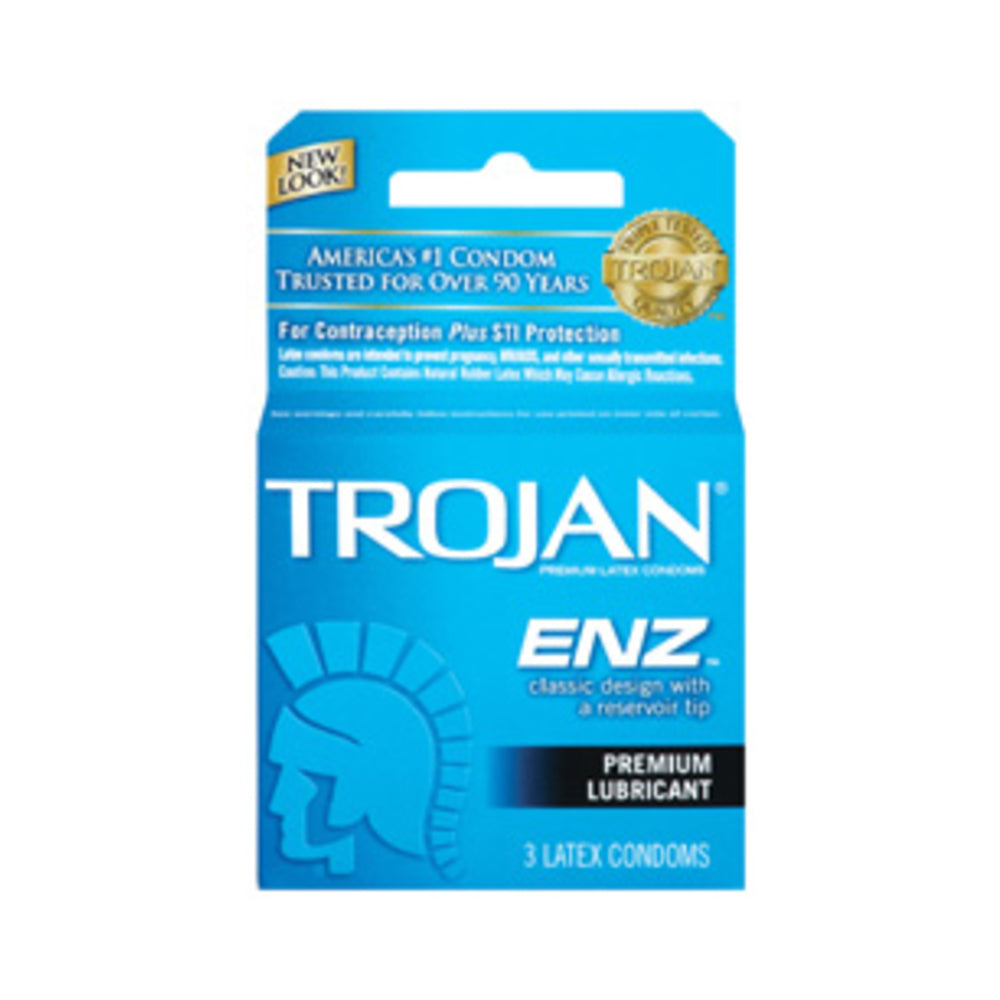 Trojan ENZ Lubricated Condoms 3 Pack