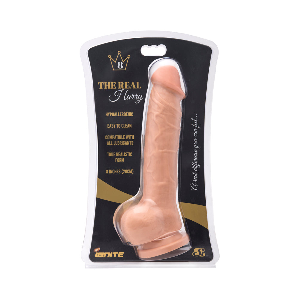 Real Harry Dildo Balls Suction Cup 8 inches
