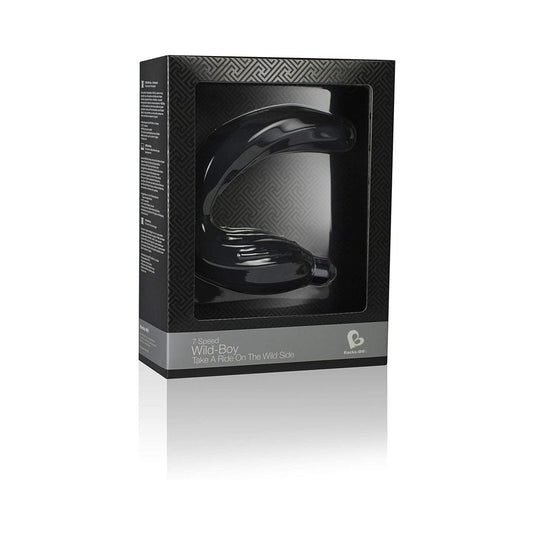 Wild Boy 7 Silicone P Spot Vibe Black