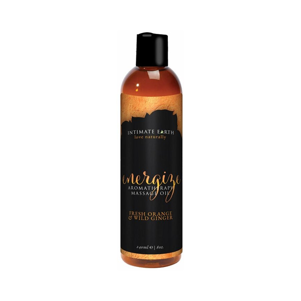 Intimate Earth Energize Massage Oil 8oz