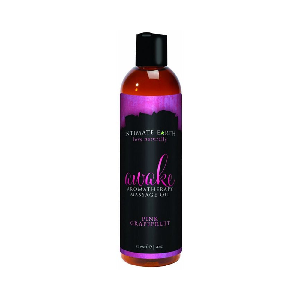 Intimate Earth Awake Massage Oil 4oz