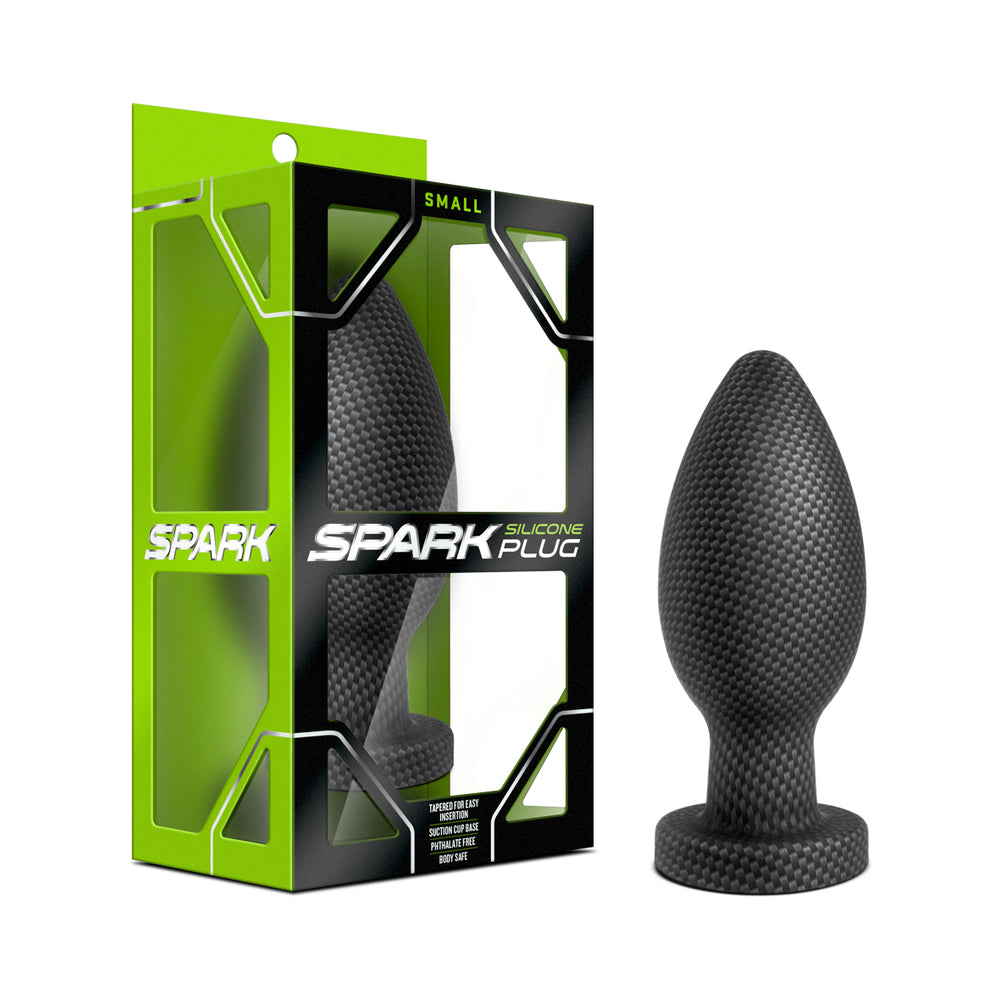 Spark - Silicone Plug - Small - Carbon Fiber