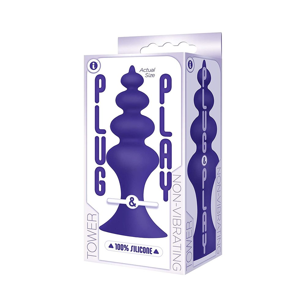 The 9's, Plug & Play, Silicone Plug, Tower, Plum