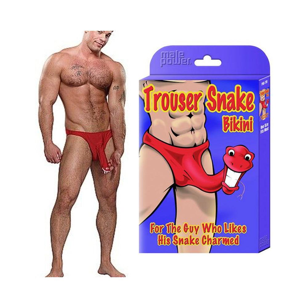 Trouser Snake Bikini Red