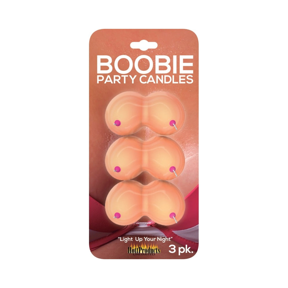 Boobie Party Candles 3 Pack
