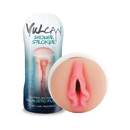 Cyberskin H2O Vulcan Shower Stroker Realistic Pussy