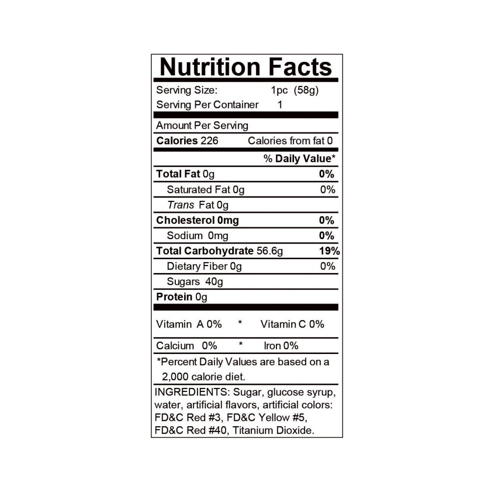 Sweet Ass Gummy Butt Shaped Gummies 8 /per