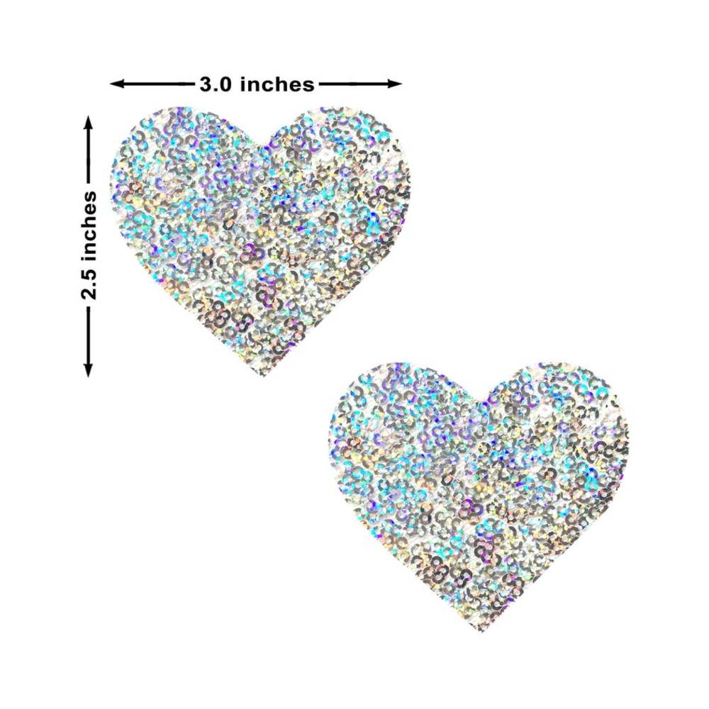 Unicorn Tears Sparkle Sequin I Heart U Pasties