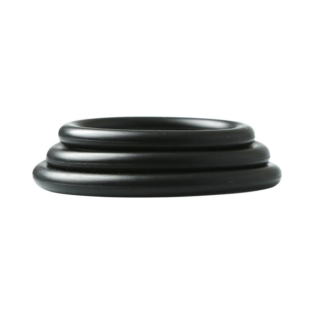 Rubber Cock Ring 2 inches Black