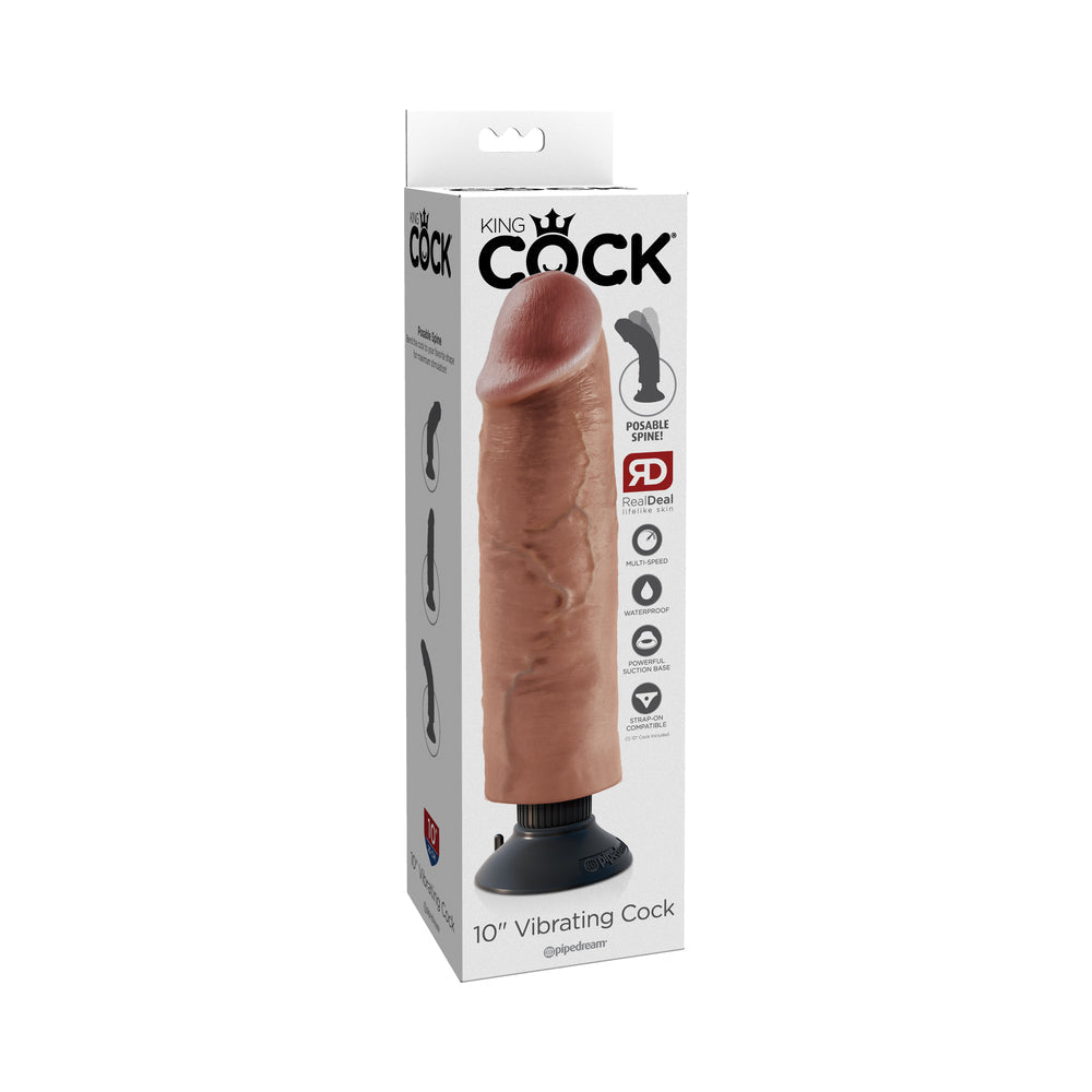 King Cock 10in Vibrating Cock