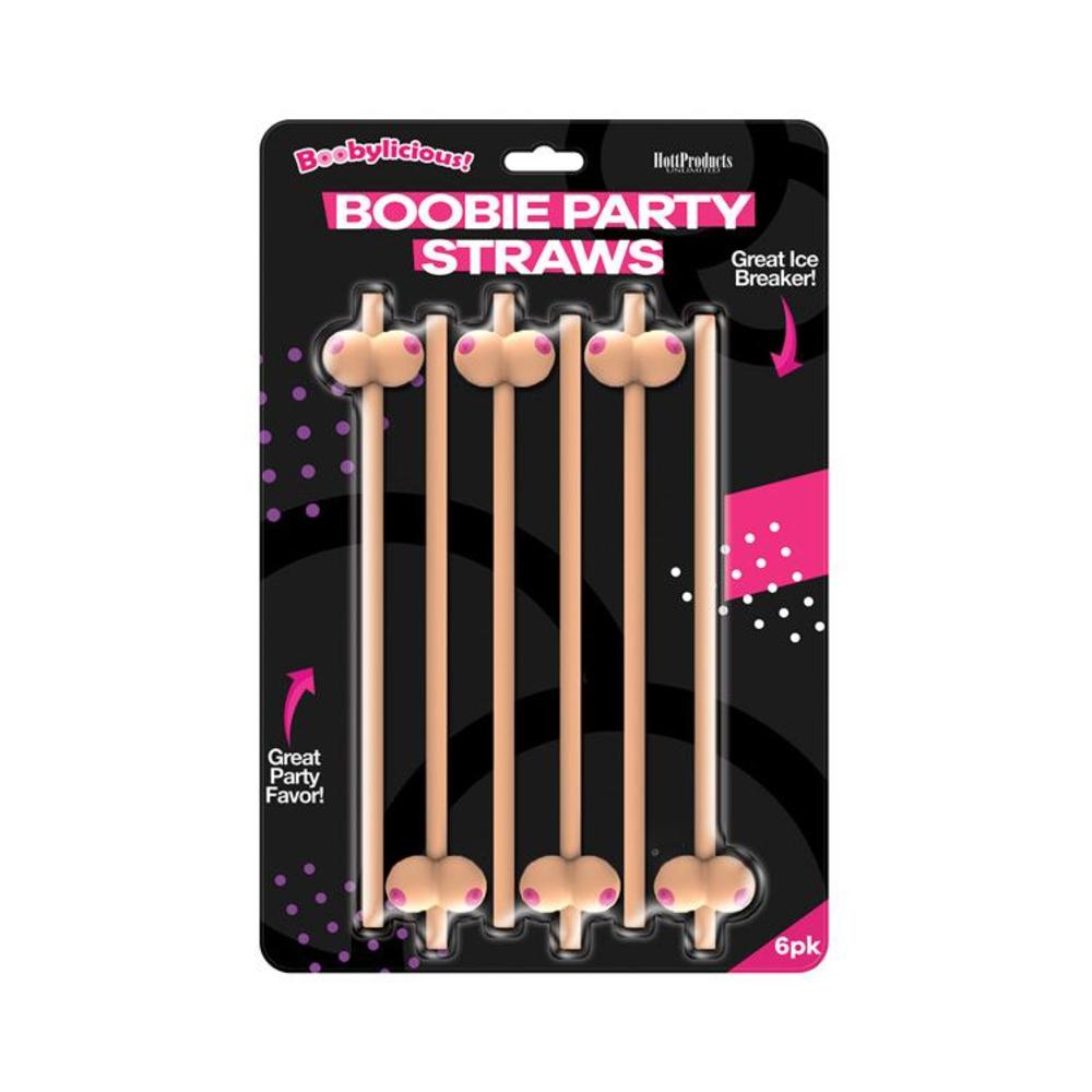 Boobie Straws (flesh Color) 6pk.