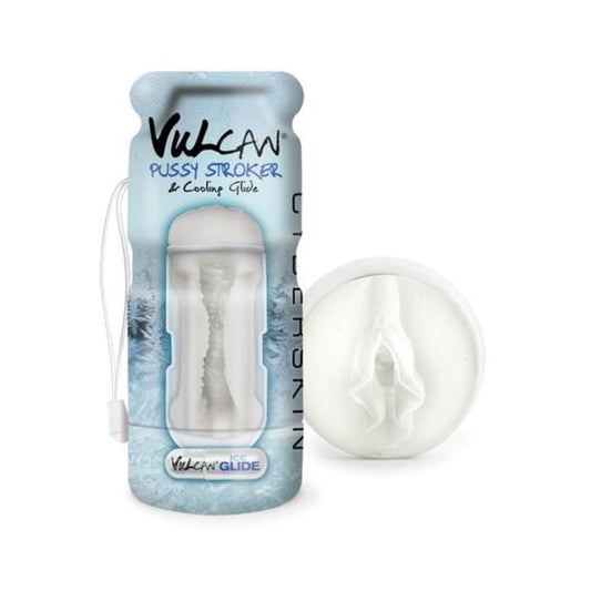 Cyberskin Vulcan Pussy Stroker W/cooling Glide Frost