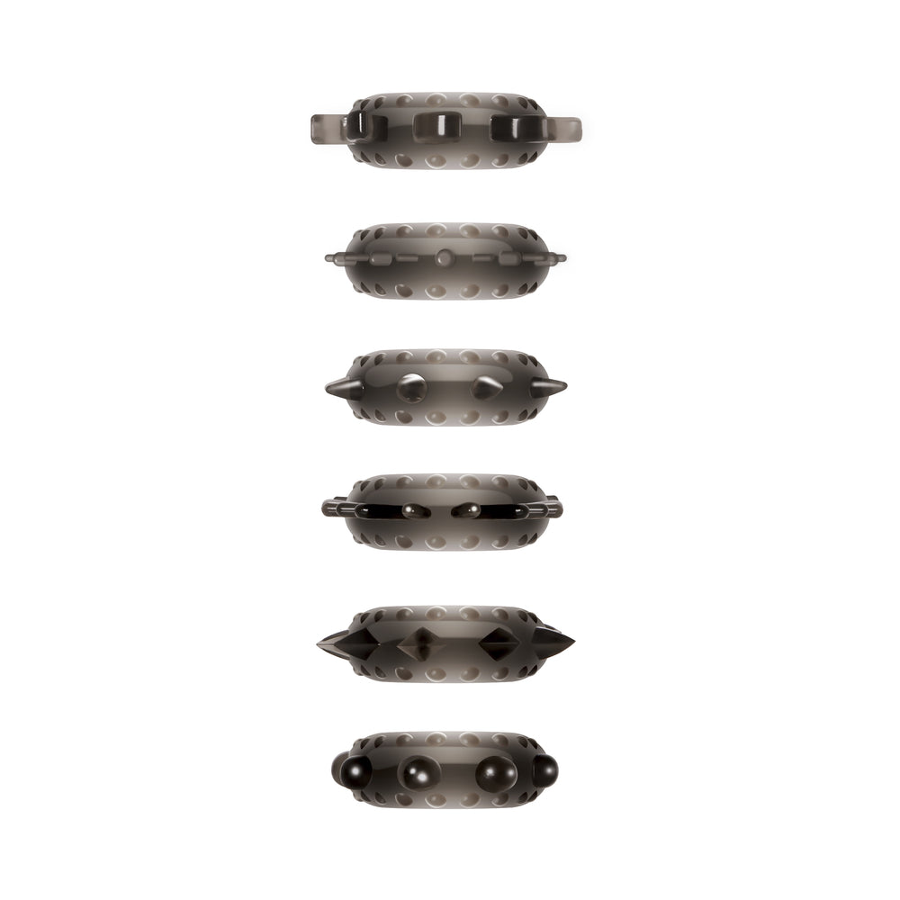 Zt Cockstars Cock Ring Set Of 6 Unique Shapes