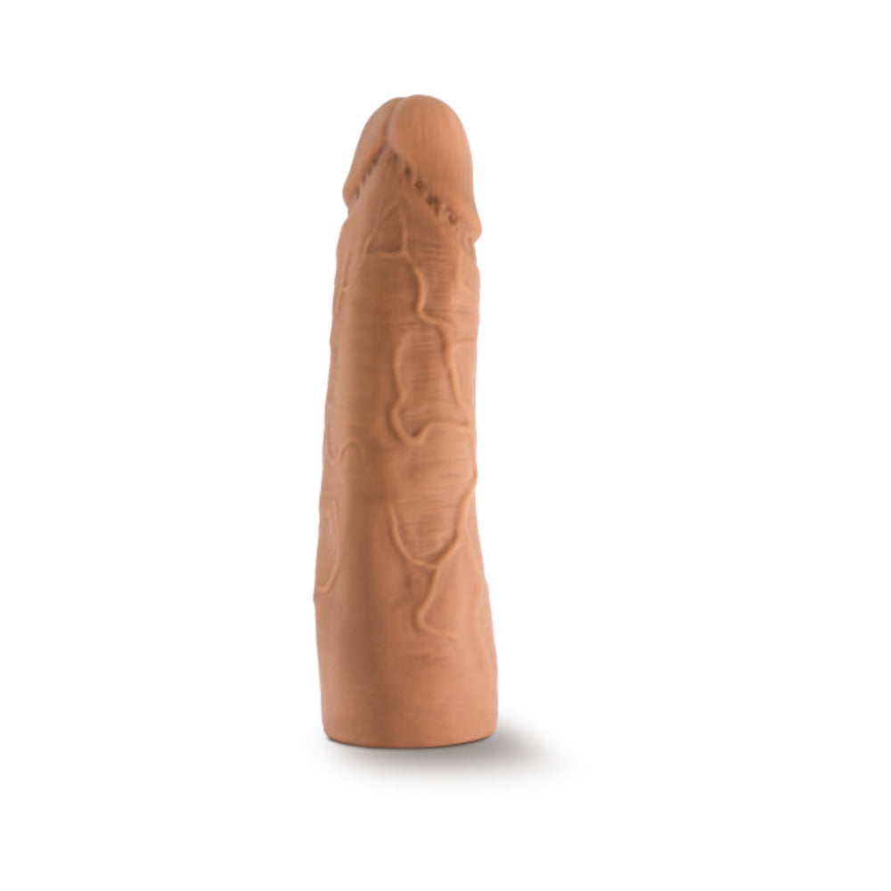 The Realm - Realistic 7in Lock On Dildo - Mocha