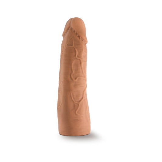 The Realm - Realistic 7in Lock On Dildo - Mocha