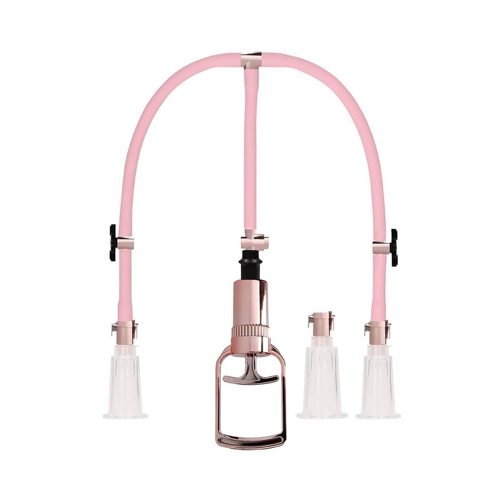 Pumped - Clitoral & Nipple Pump Set Medium - Rose