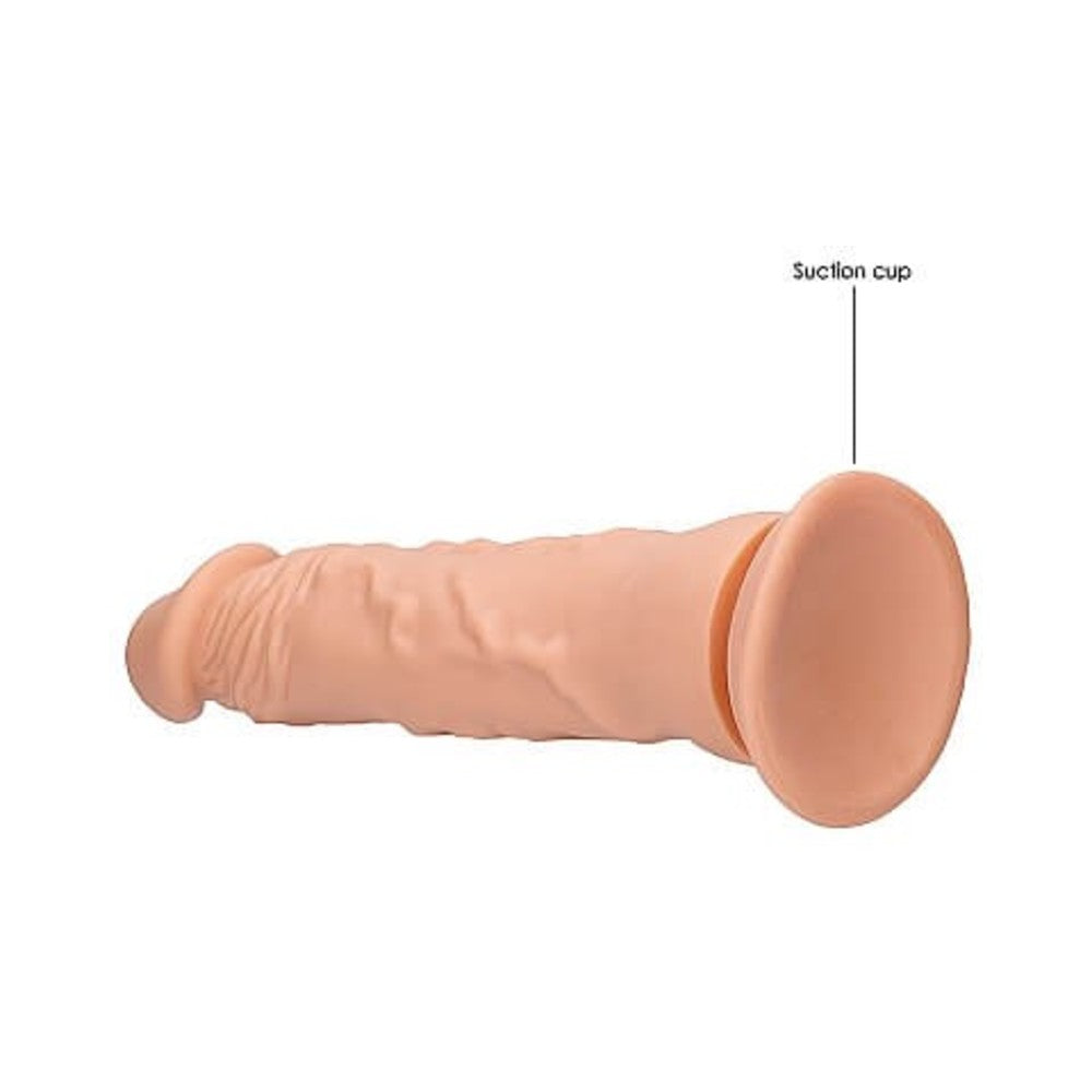 Realrock - 10 / 25 Cm Realistic Dildo - Flesh