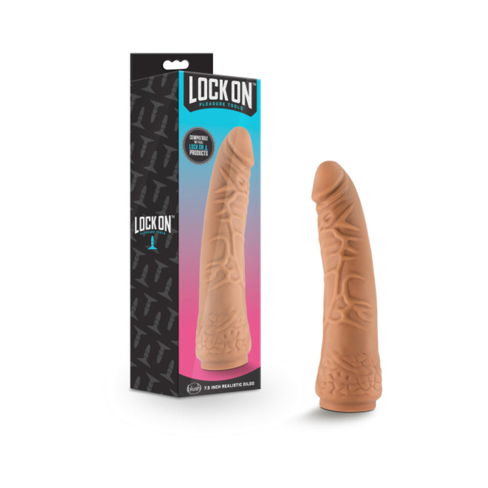 Lock On - 7.5 Inch Realistic Lock On Dildo