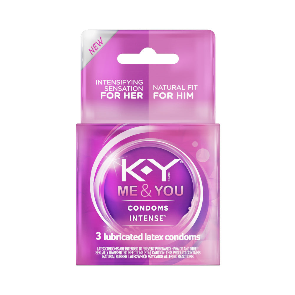 K-Y Intense Condom 3ct