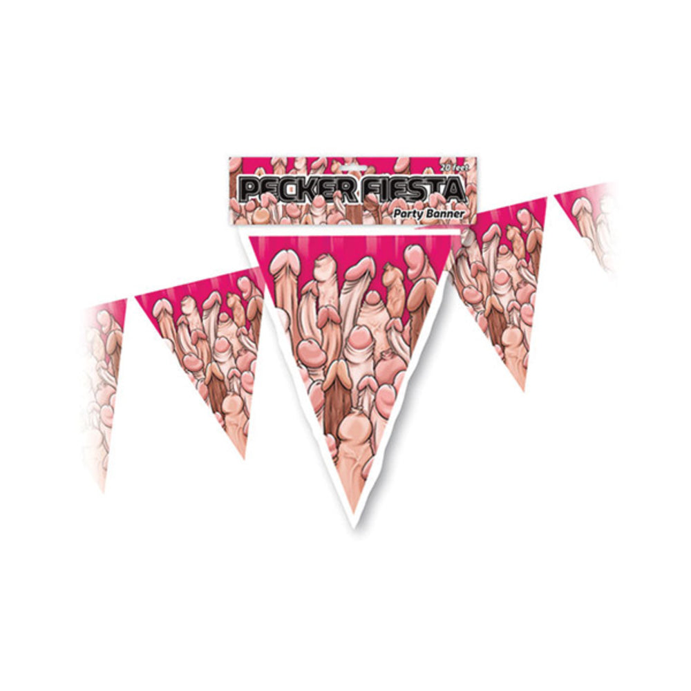 Pecker Fiesta Party Banner 20 Feet