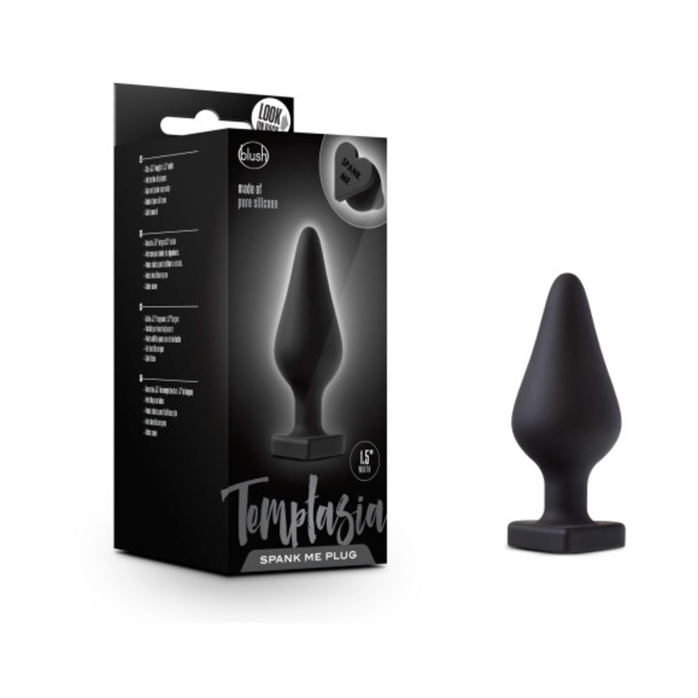 Temptasia Spank Me Butt Plug Black