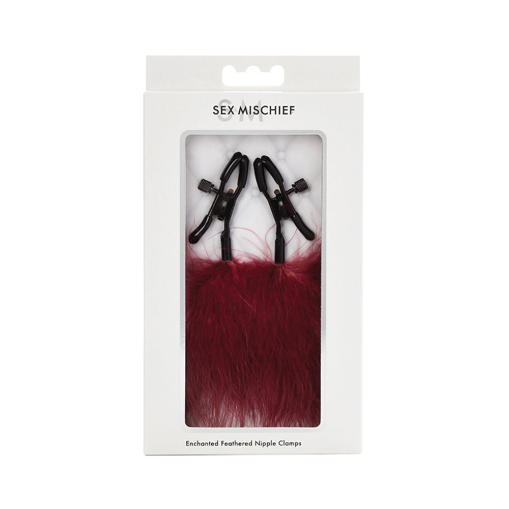 S&m Enchanted Feather Nipple Clamps