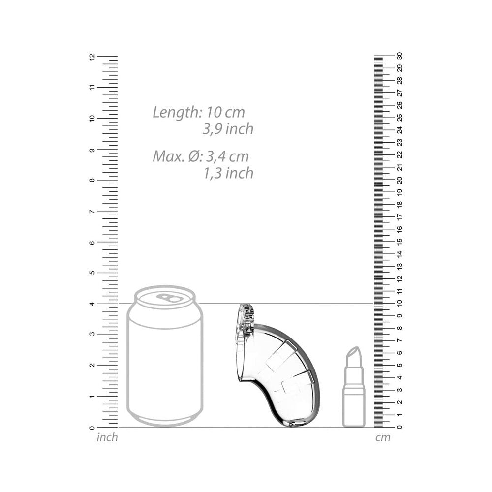 Cage With Silicone Urethal Sounding 15 - Transparent