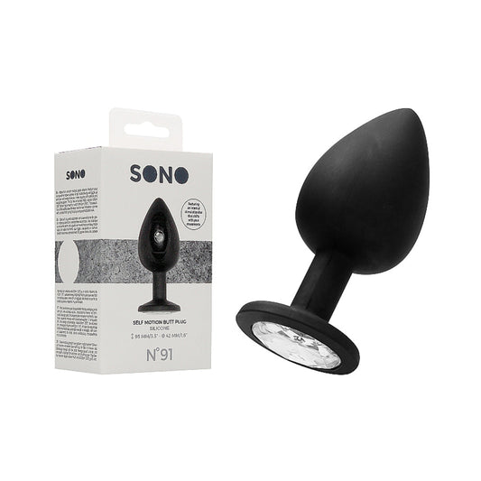 Sona N0. 91 - Self Penetrating Butt Plug - Black