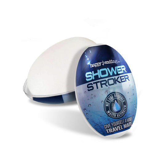 Happy Ending Self-lubricating Shower Stroker - Travel Mate