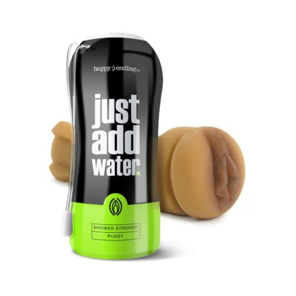 Happy Ending Just Add Water Self Lubricating Shower Stroker - Pussy