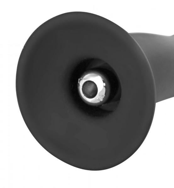 Onyx Vibrating Silicone G-Spot Dildo Black