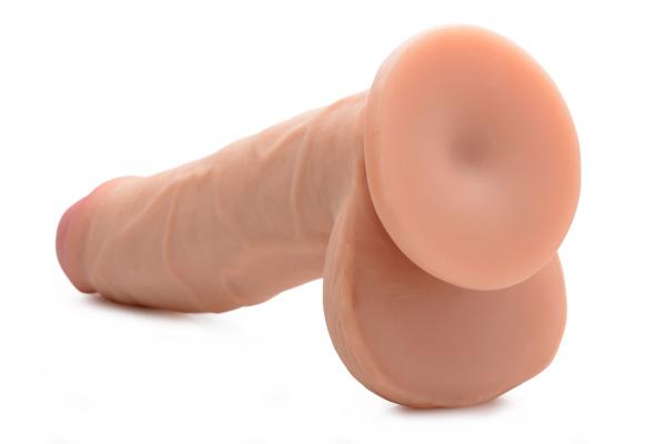 USA Cocks 9 Inches Ultra Real Dual Layer Beige Dildo