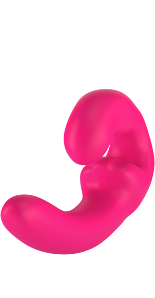 Fun Factory Sharevibe Vibrating Wearable Dildo - Pink