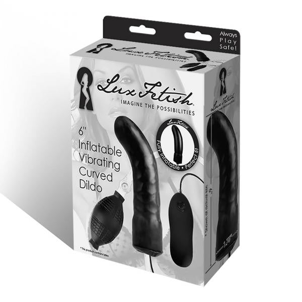Lux F Inflatable Vibe Curved Dildo 6