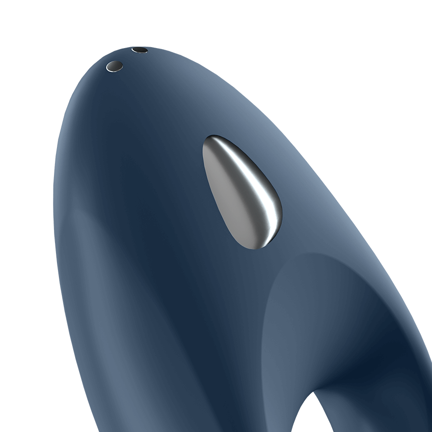 Satisfyer Powerful One Ring W/bluetooth App - Blue