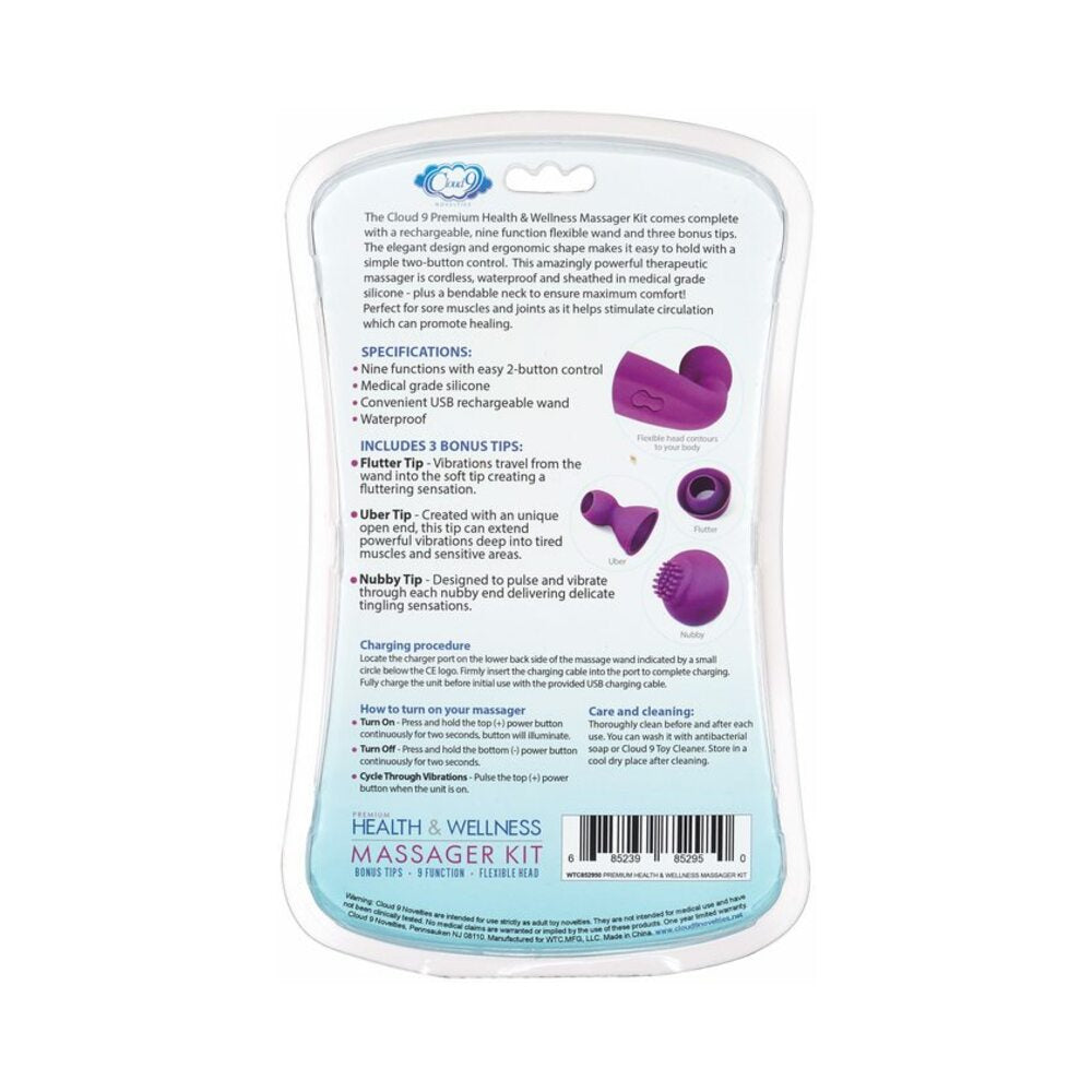 Pro Sensual Premium Silicone Dong Brown 8 inches with 3 C-Rings