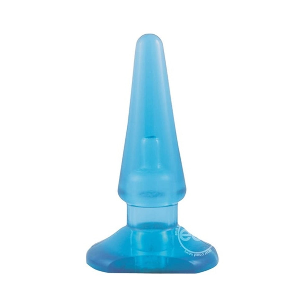 Basic Anal Pleaser Blue Vibrating Plug