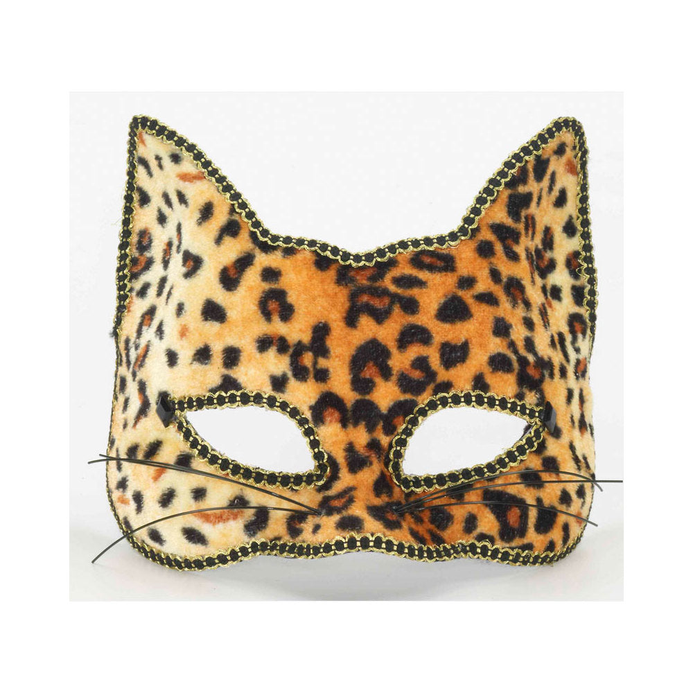 Venetian Half Mask Cat O/S